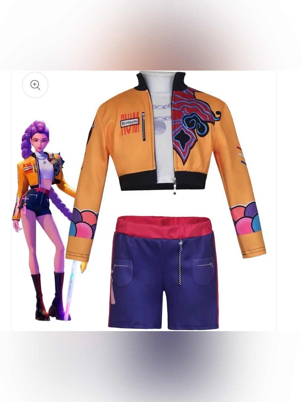 Kids' K-Pop Demon Hunters Rumi Costume – 3-Piece Set